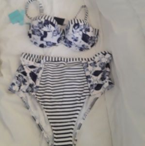 Robyn Lawley Floral Print Two Piece Bikini